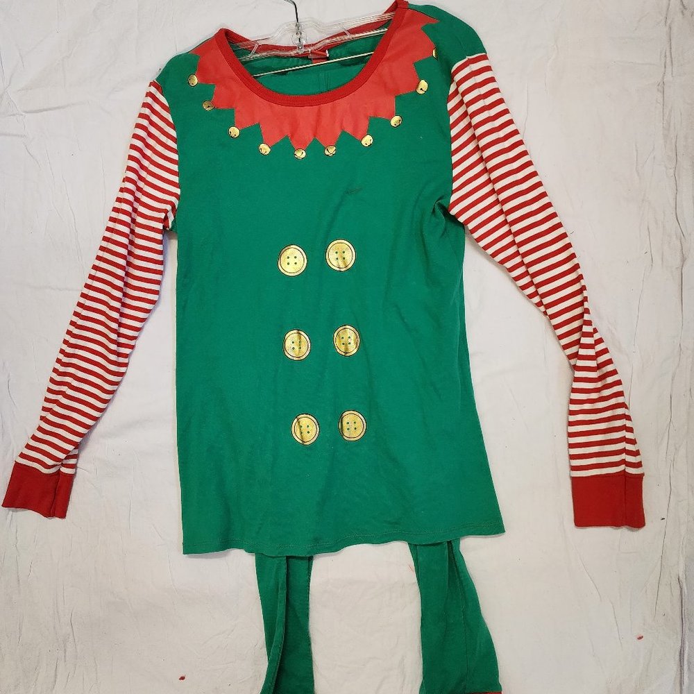 Holiday Set Pajamas Christmas Elf - Large Kids